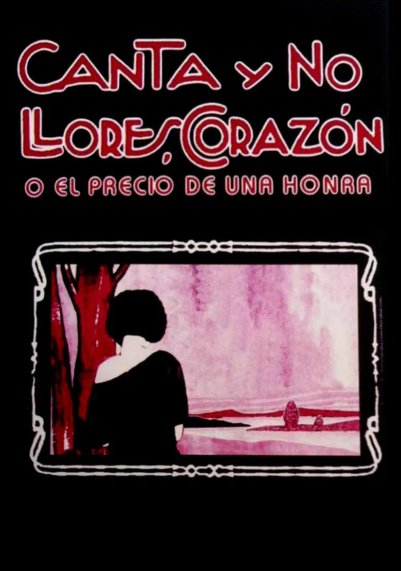 Canta y no llores, corazón poster background