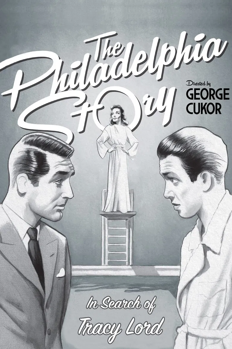 In Search of Tracy Lord poster background