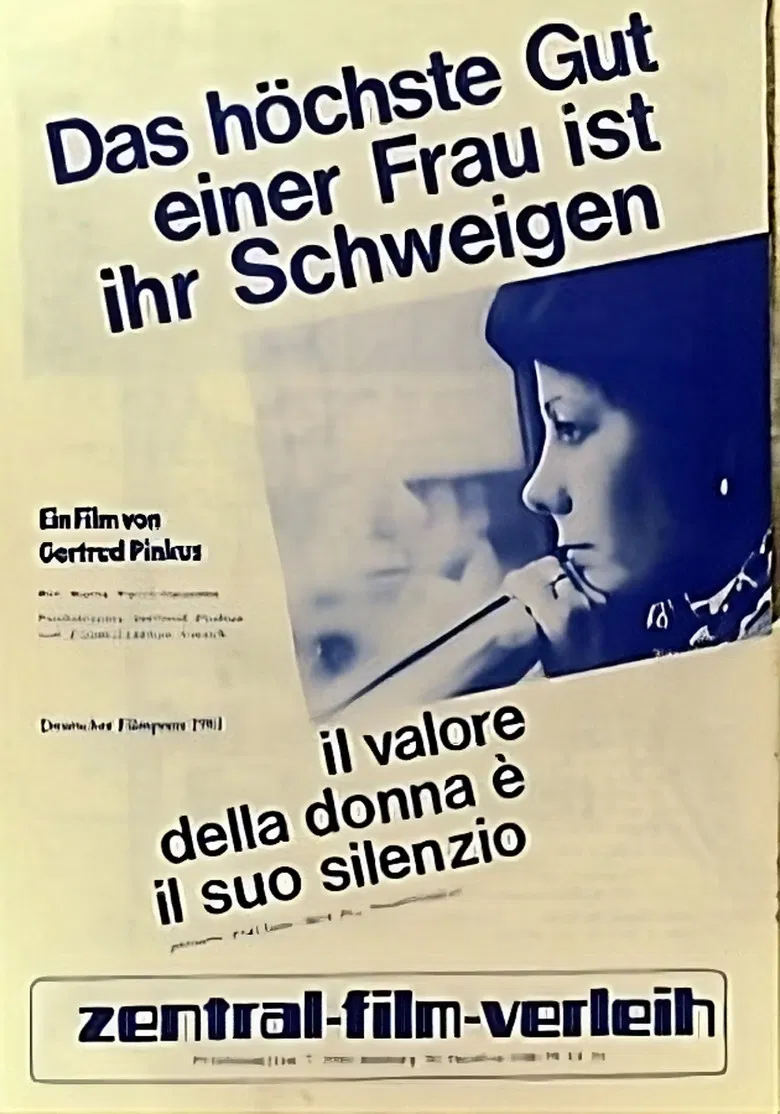 Il valore della donna è il suo silenzio poster background