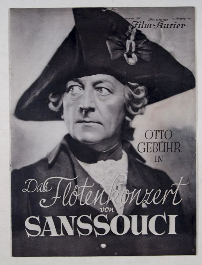 The Flute Concert of Sans-souci poster background