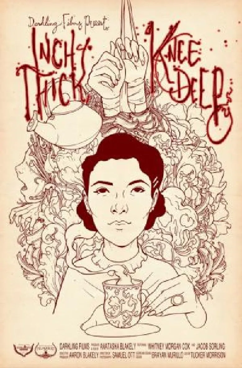 Inch Thick, Knee Deep poster background