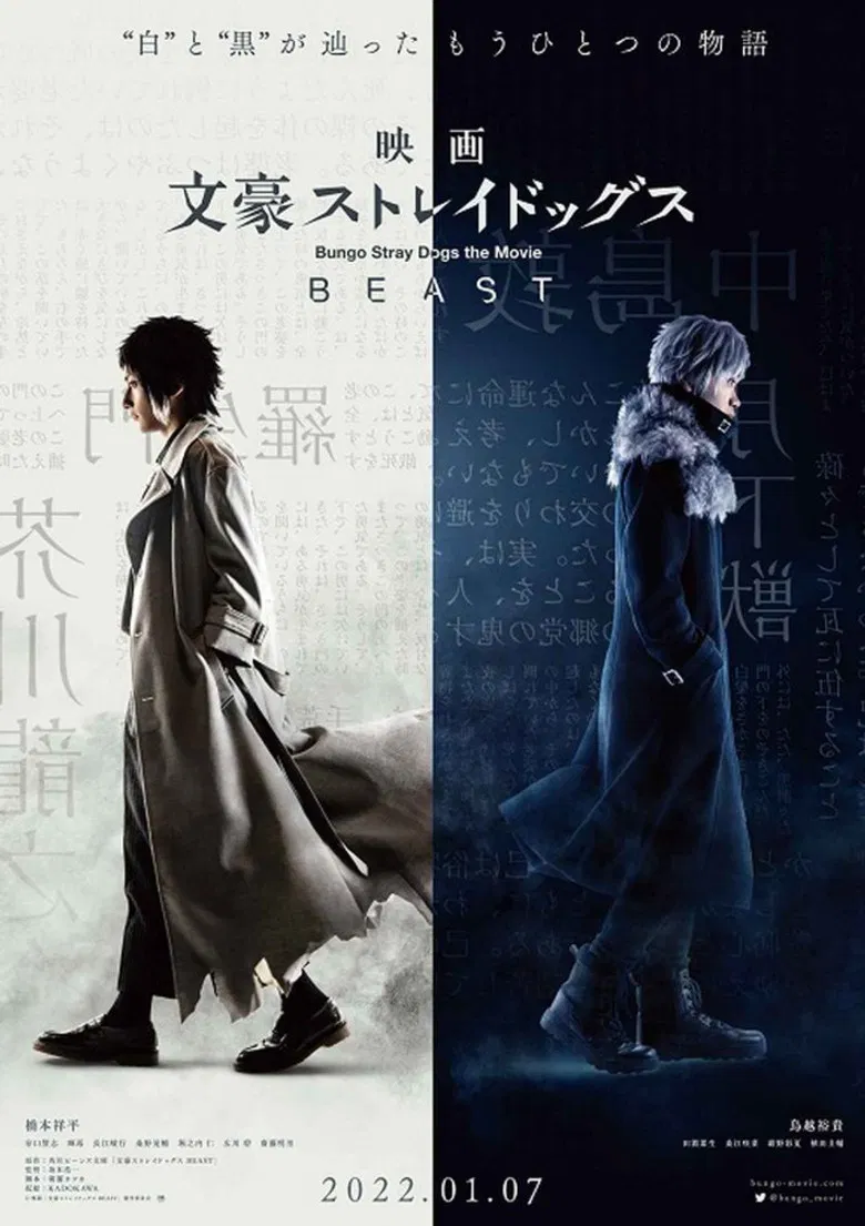 Bungo Stray Dogs the Movie: BEAST poster background