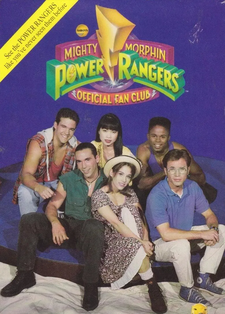 Mighty Morphin Power Rangers Official Fan Club Video poster background