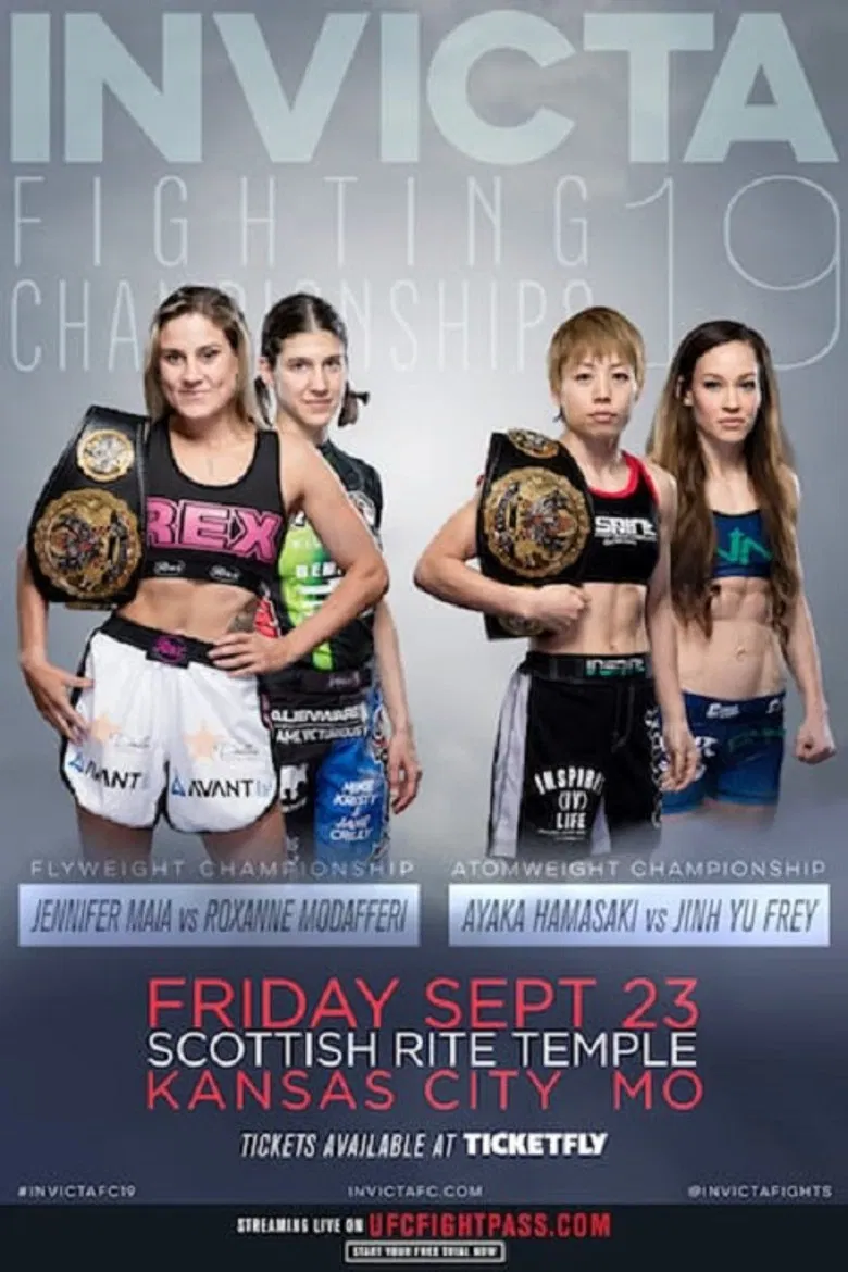 Invicta FC 19: Maia vs. Modafferi poster background