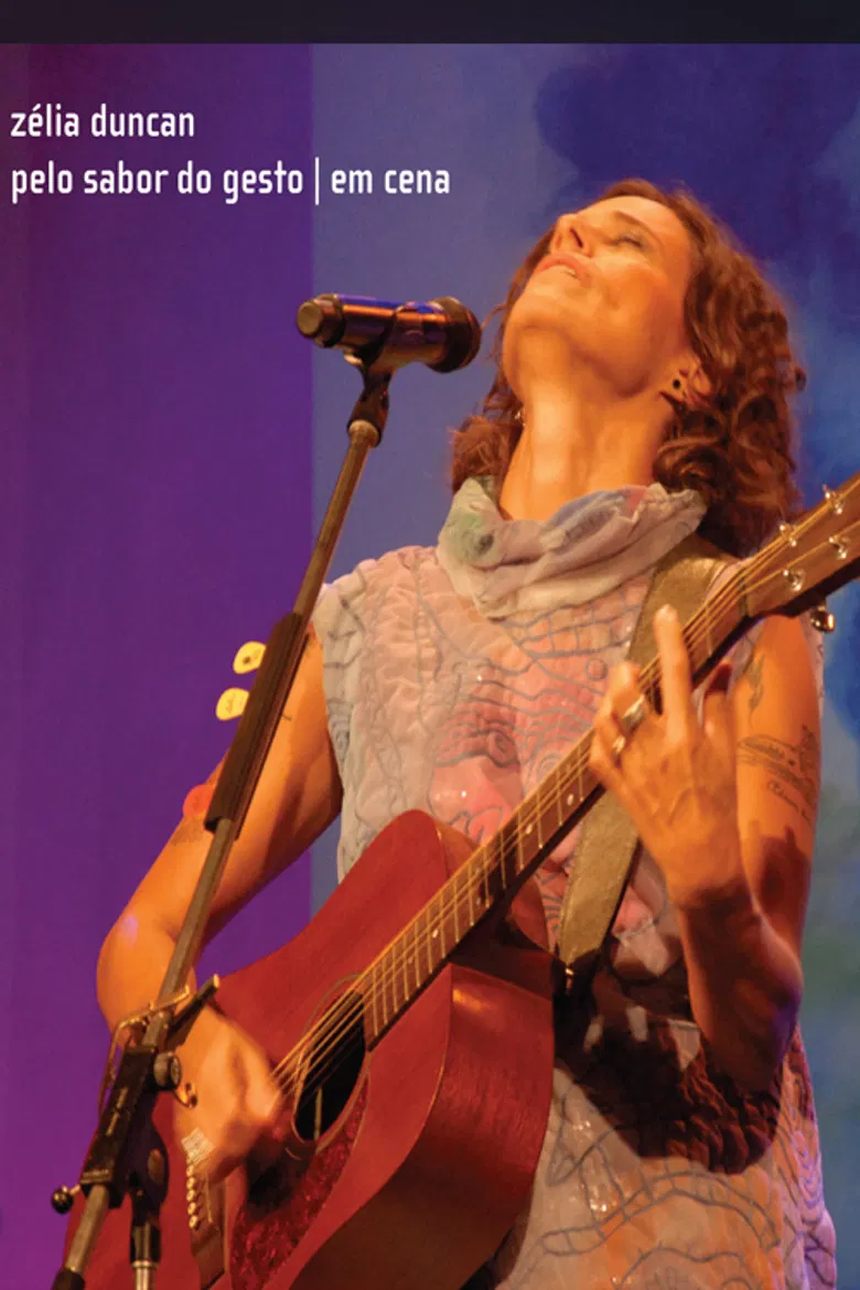 Zélia Duncan – Pelo Sabor do Gesto Em Cena Ao Vivo poster background