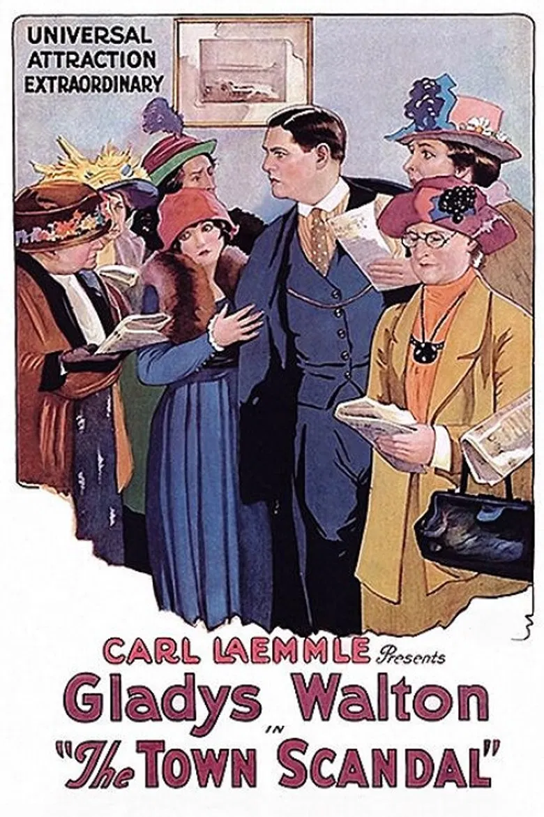 The Town Scandal poster background