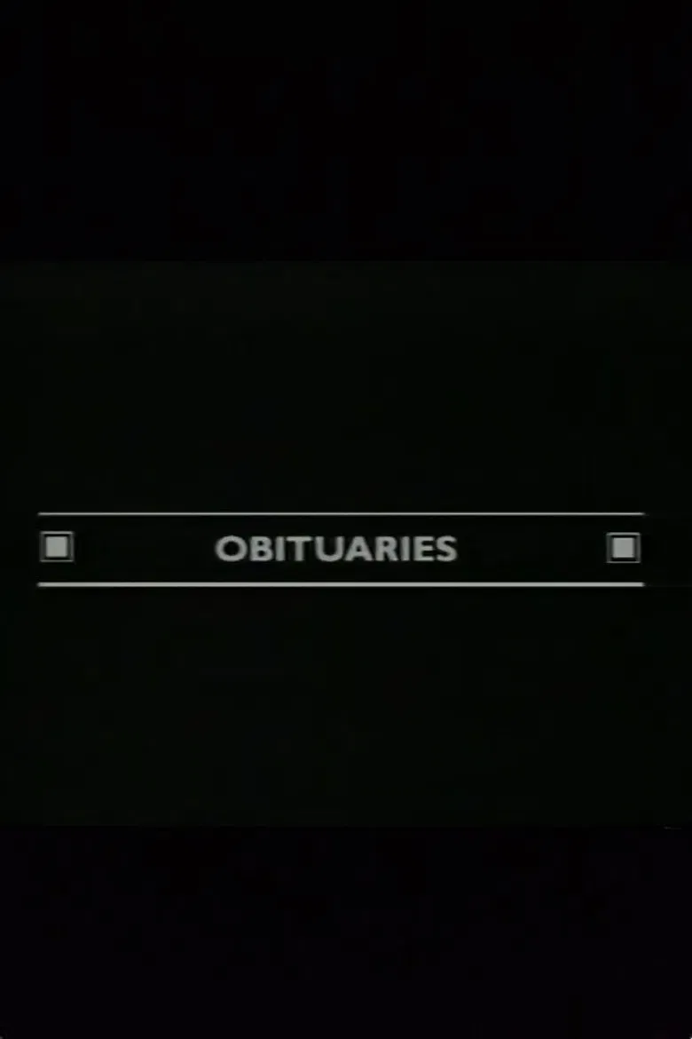 Obituaries poster background