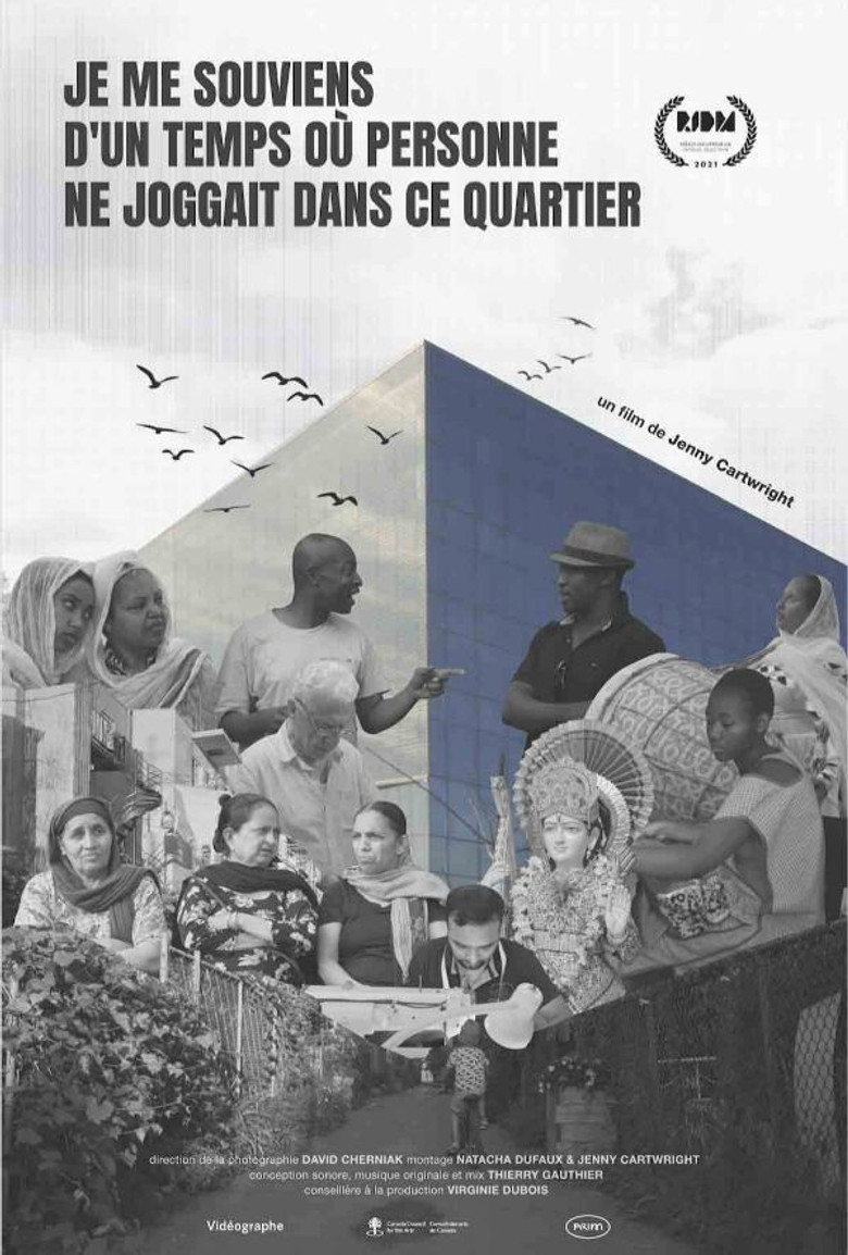 I Remember a Time When No One Jogged in This Neighbourhood poster background