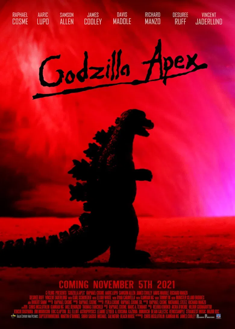 Godzilla Apex poster background