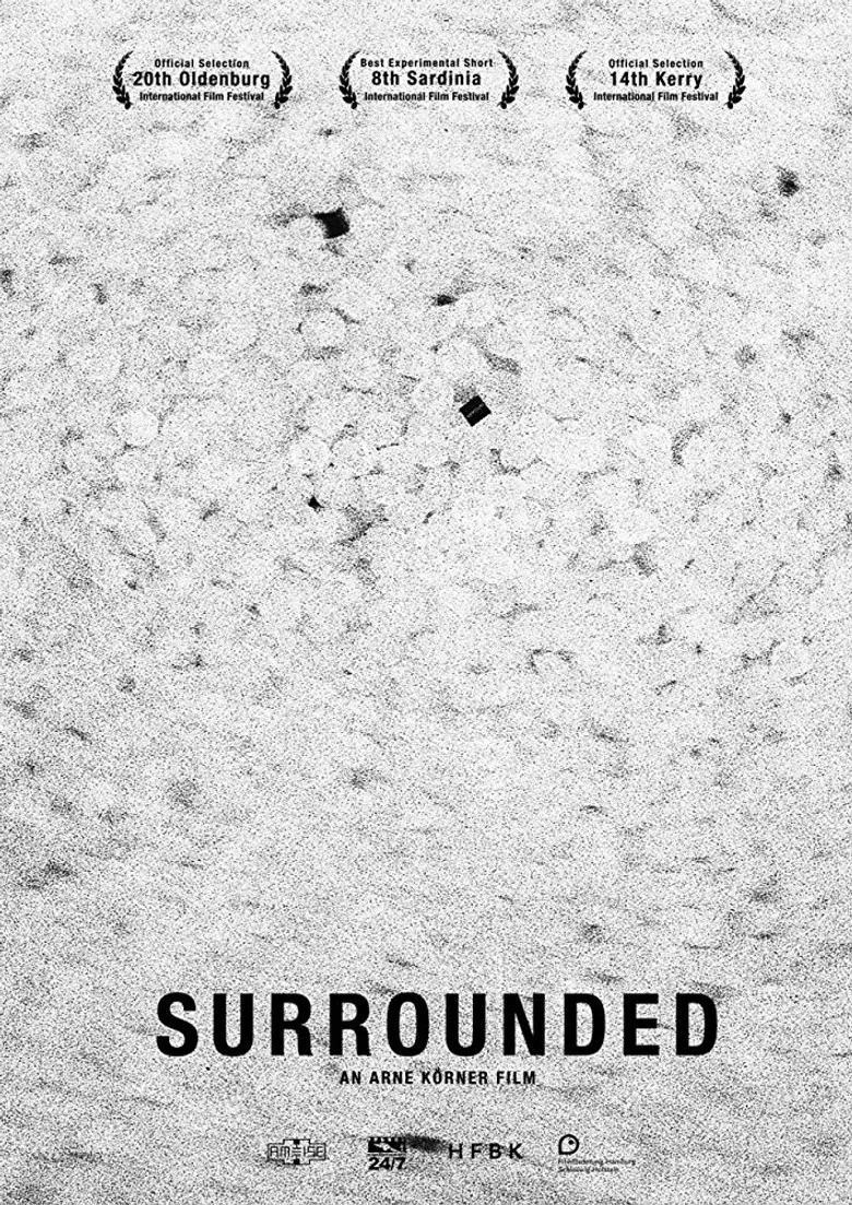 Surrounded poster background