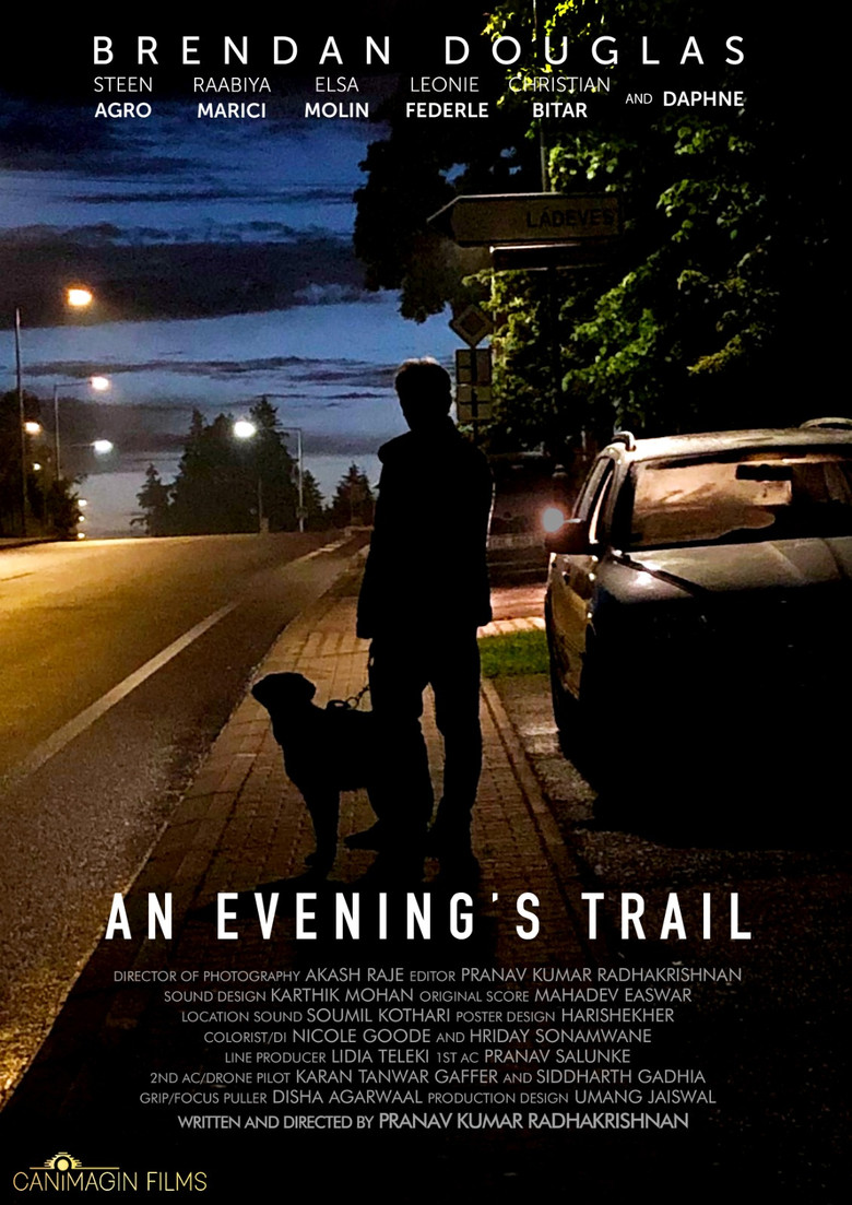 An Evening's Trail poster background