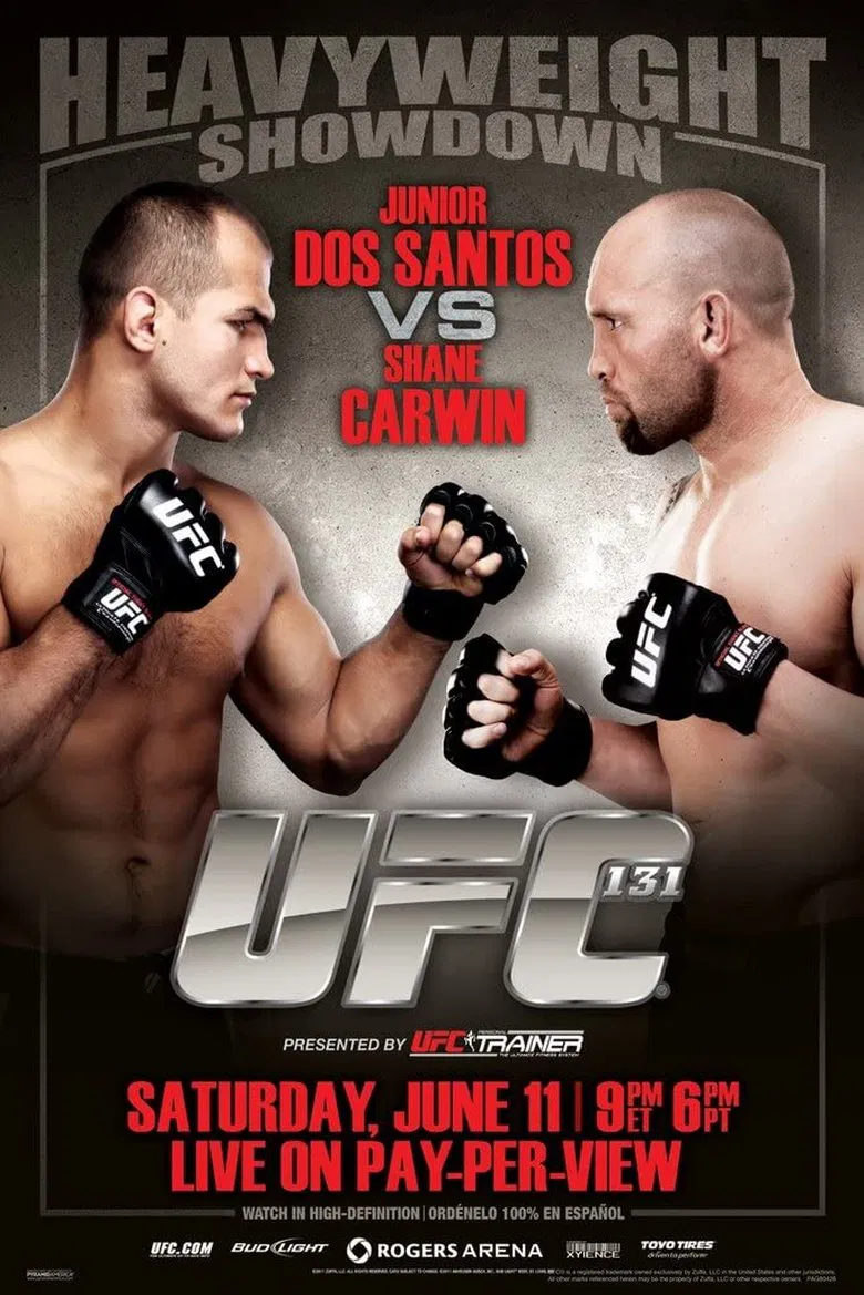 UFC 131: Dos Santos vs. Carwin poster background