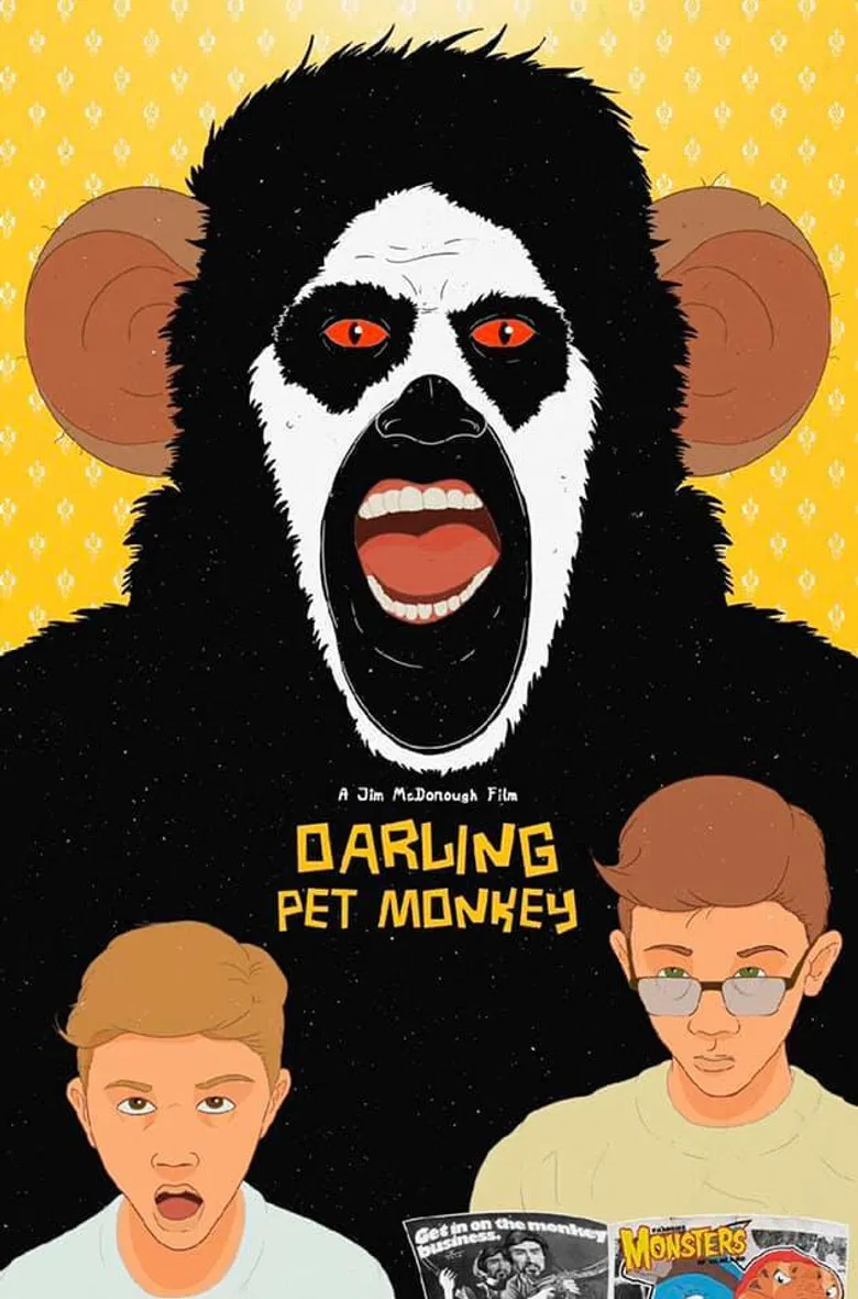 Darling Pet Monkey poster background