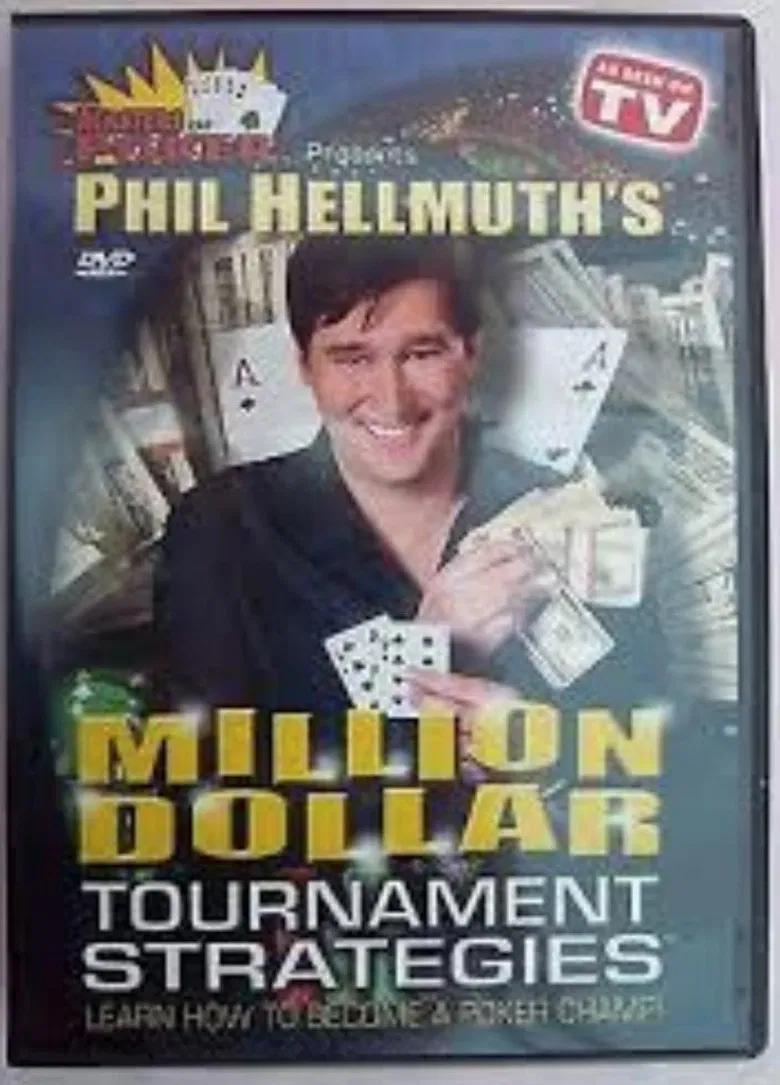 Phil Hellmuth's Million Dollar Texas Hold'em Tournament Strategies poster background