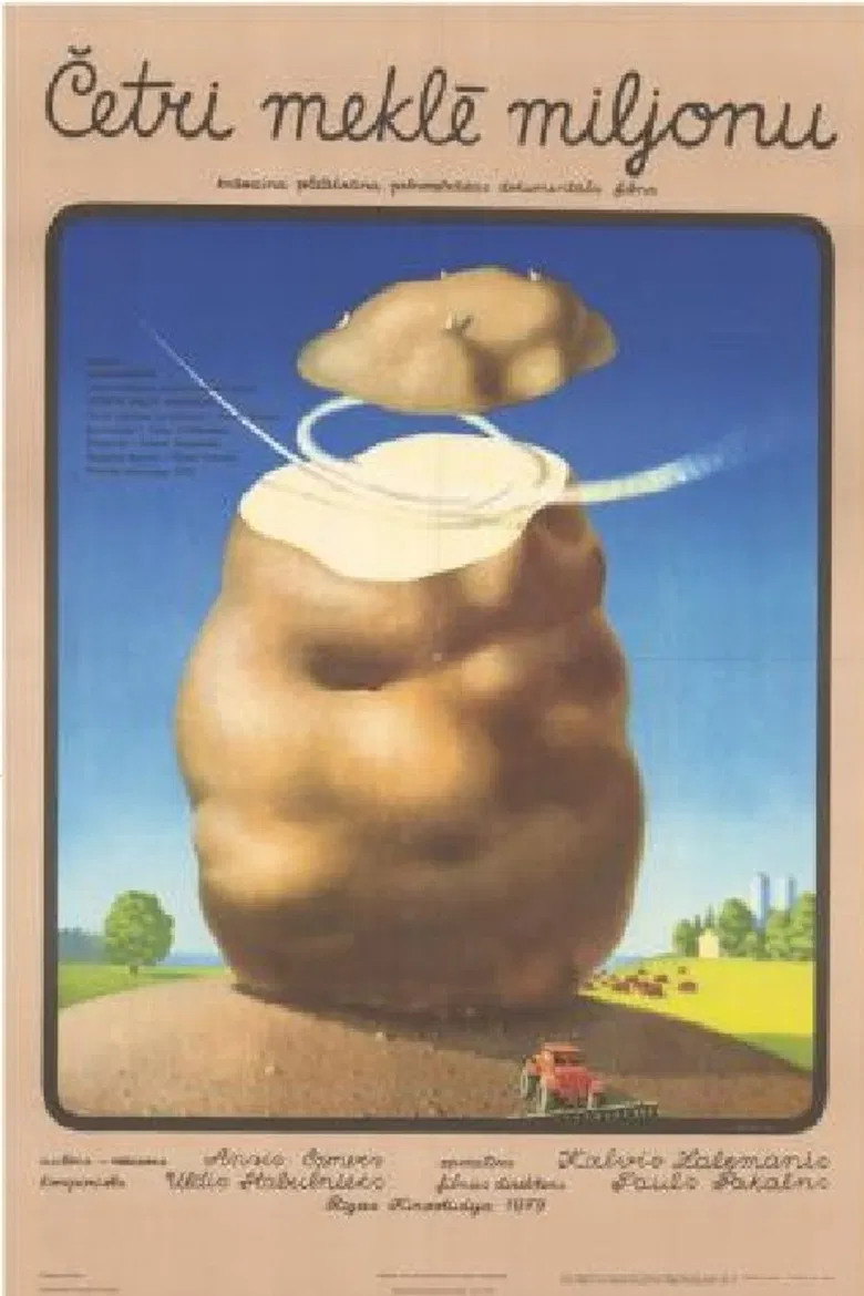 Four Search for a Million poster background