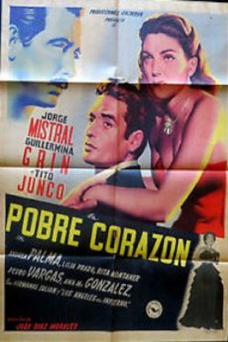 Pobre corazón poster background