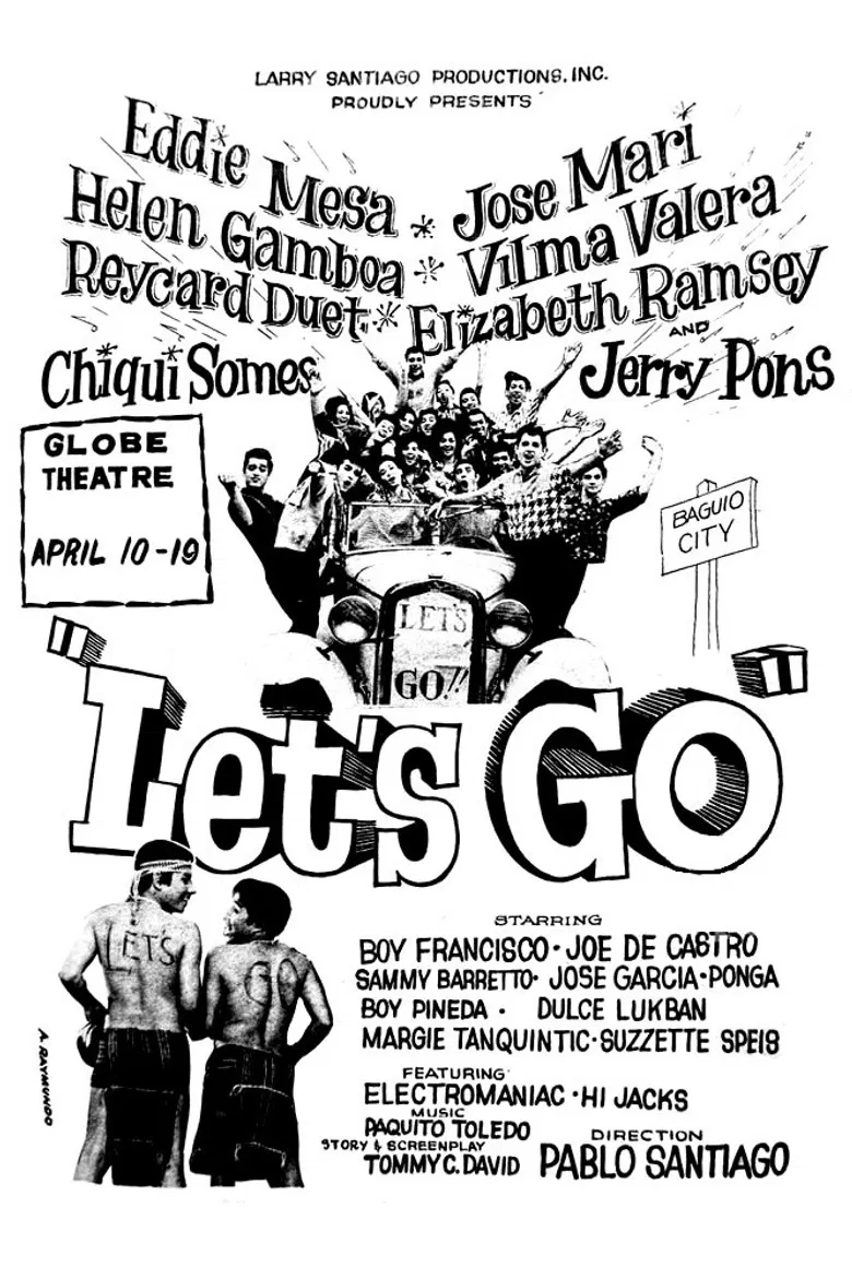 Let's Go poster background