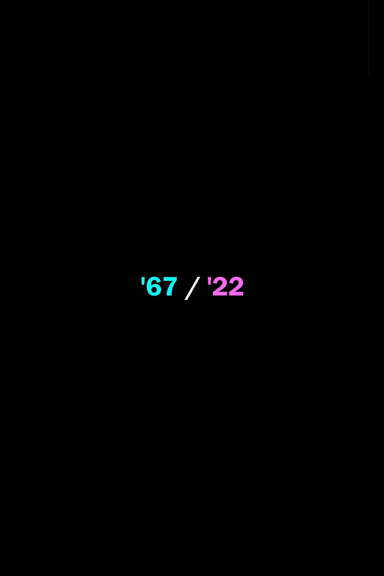 '67/'22 poster background