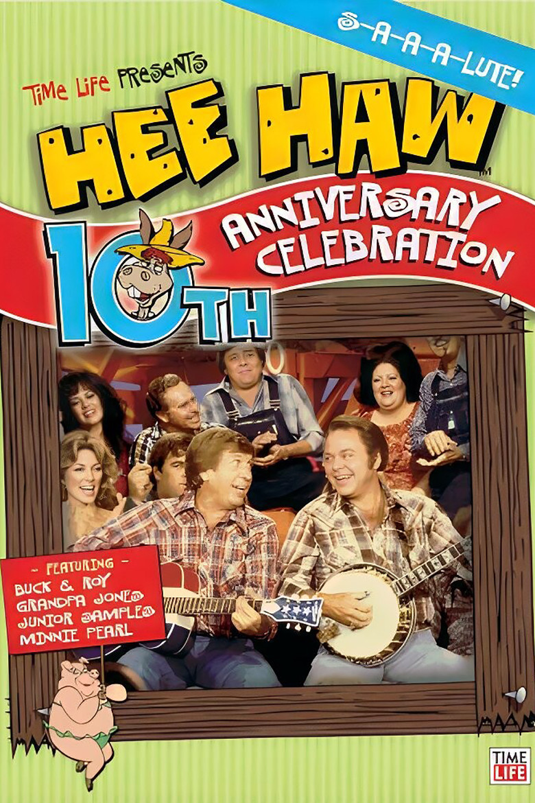 Hee Haw 10th Anniversary Celebration poster background