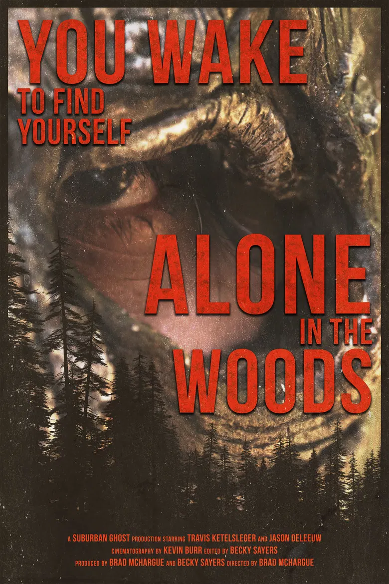 You Wake to Find Yourself Alone in the Woods poster background