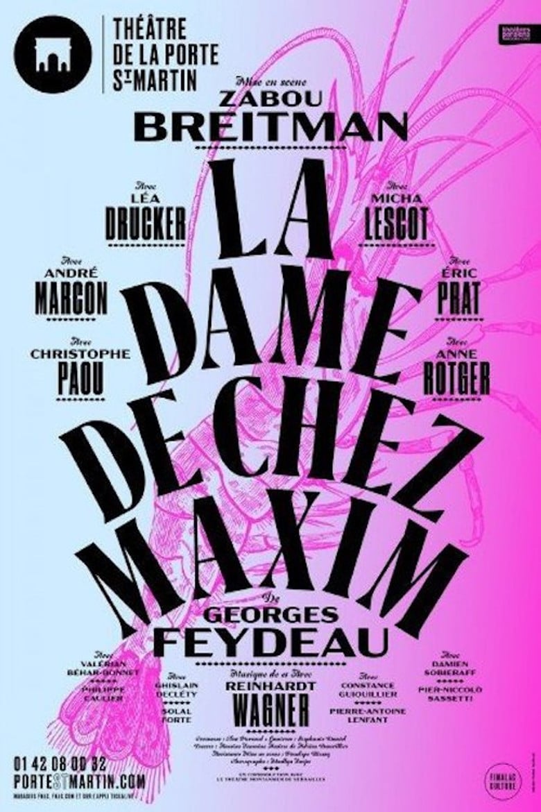 La Dame de chez Maxim poster background