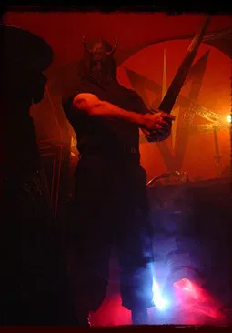 Inside the Church of Satan poster background