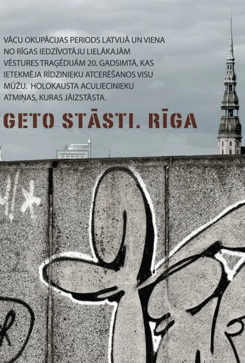 Ghetto Stories. Riga poster background