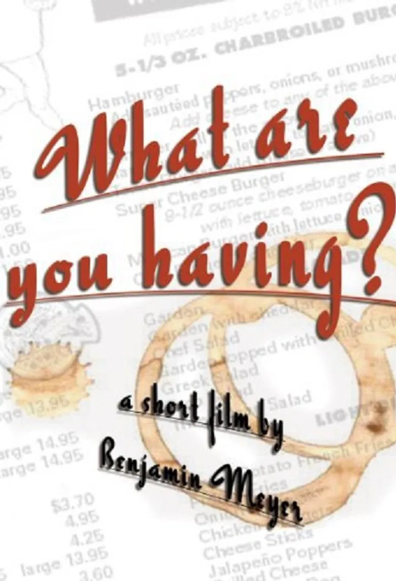 What Are You Having? poster background