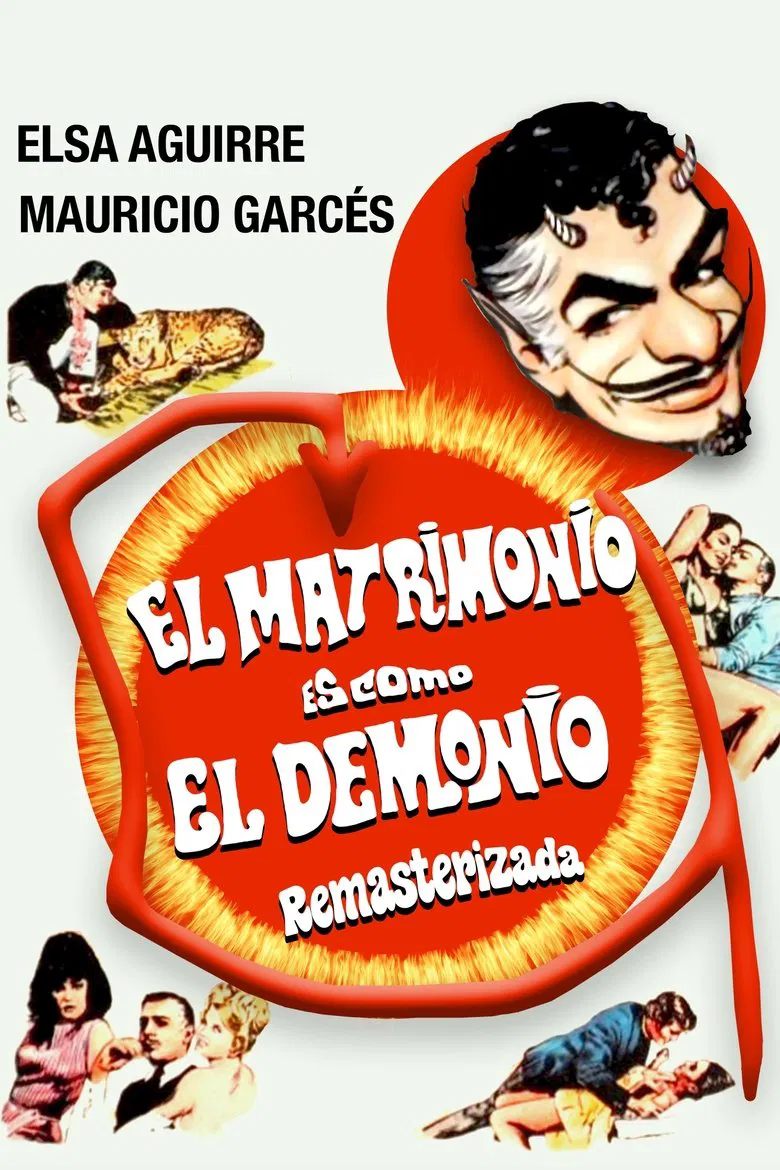 El matrimonio es como el demonio poster background