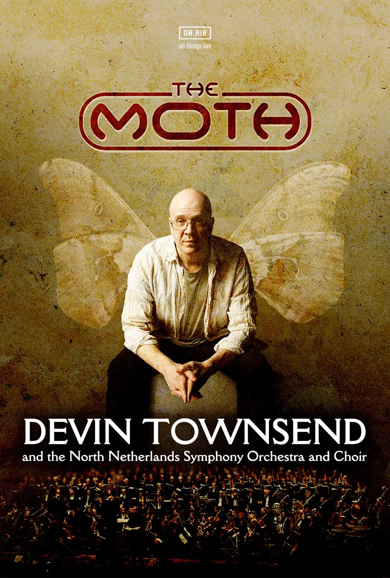 Devin Townsend: The Moth poster background