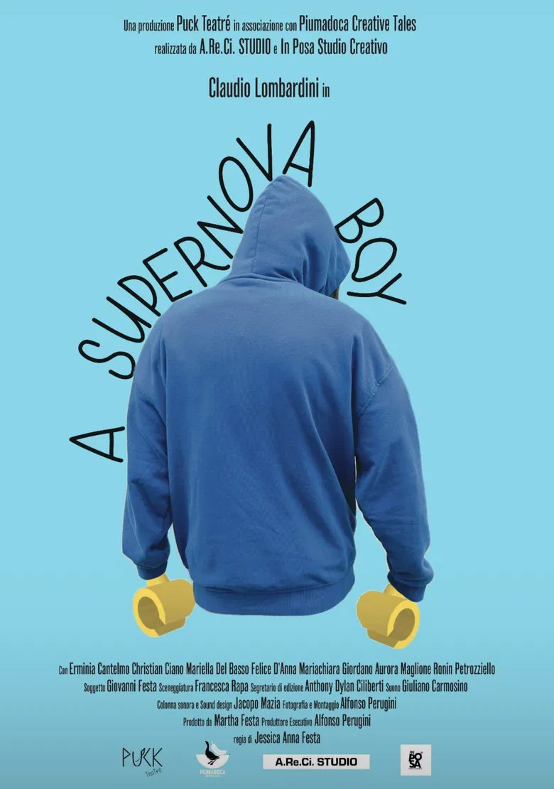 a supernova boy poster background
