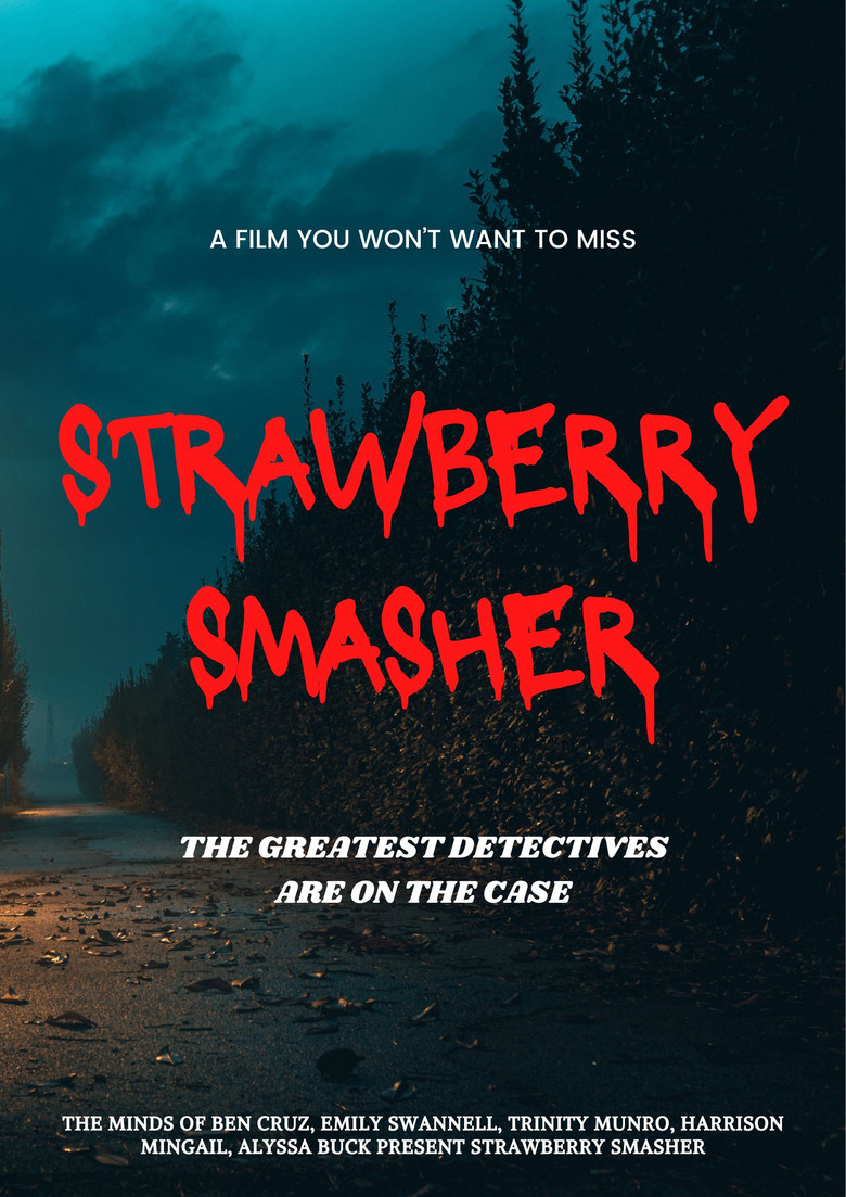 Strawberry Smasher poster background