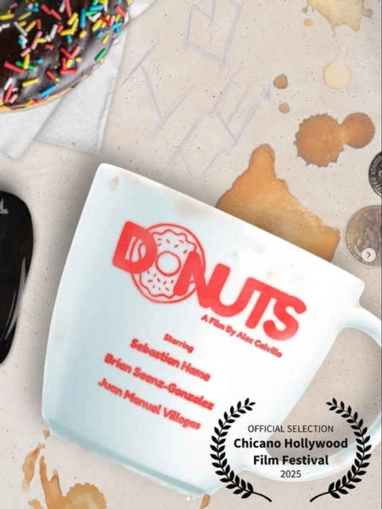 Donuts poster background