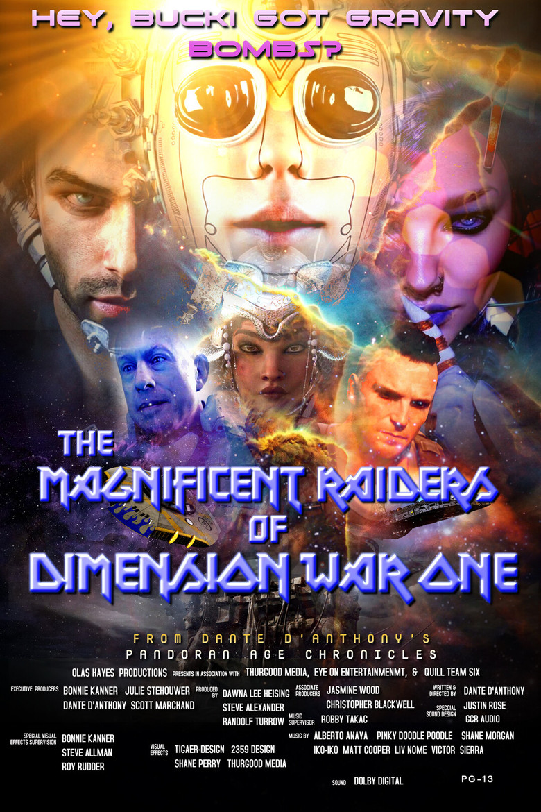 The Magnificent Raiders of Dimension War One poster background