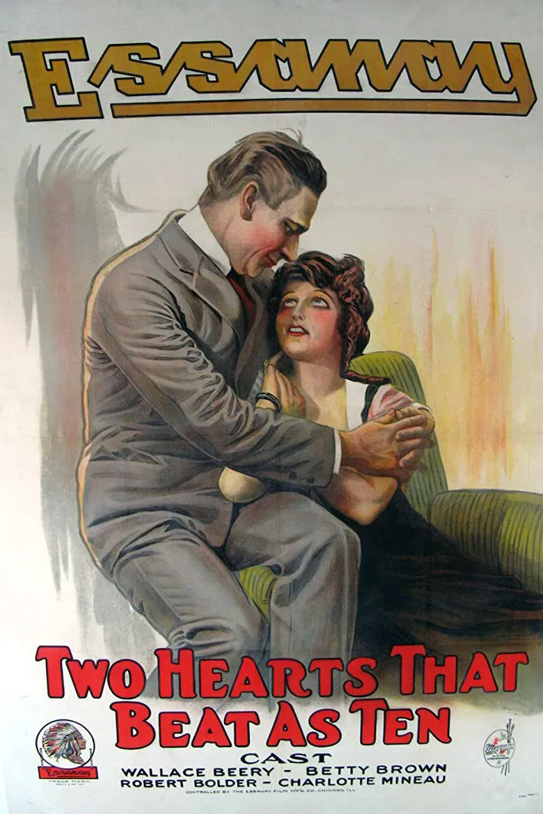 Two Hearts That Beat as Ten poster background
