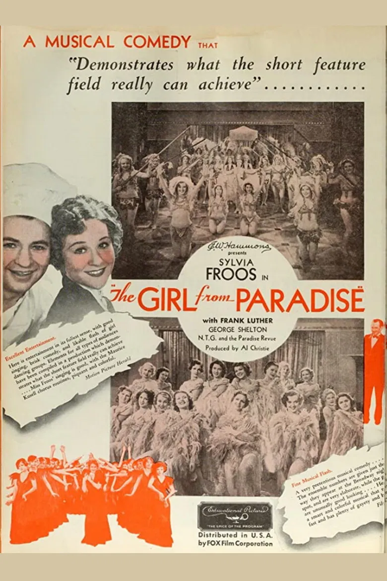 The Girl from Paradise poster background