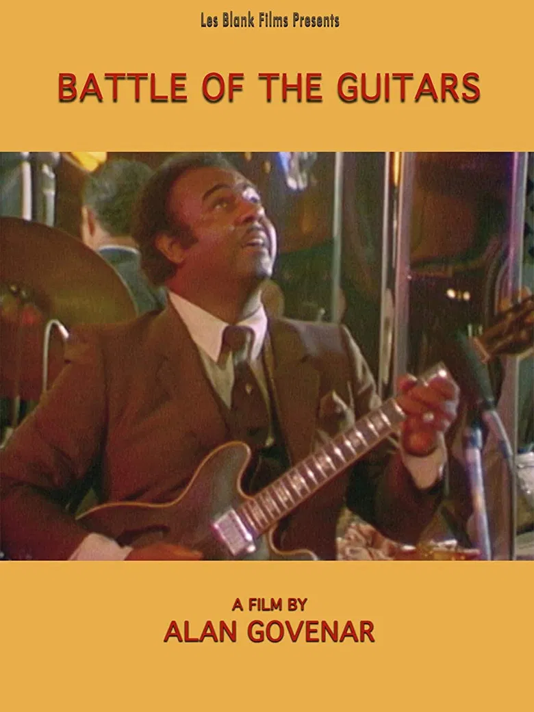 Battle of the Guitars poster background