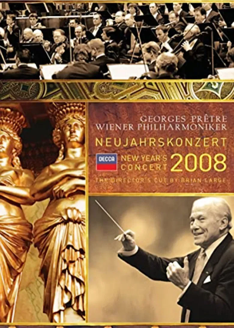 Neujahrskonzert der Wiener Philharmoniker 2008 poster background