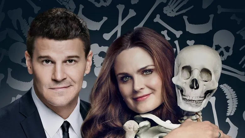 Booth and Brennan sharing a moment of connection