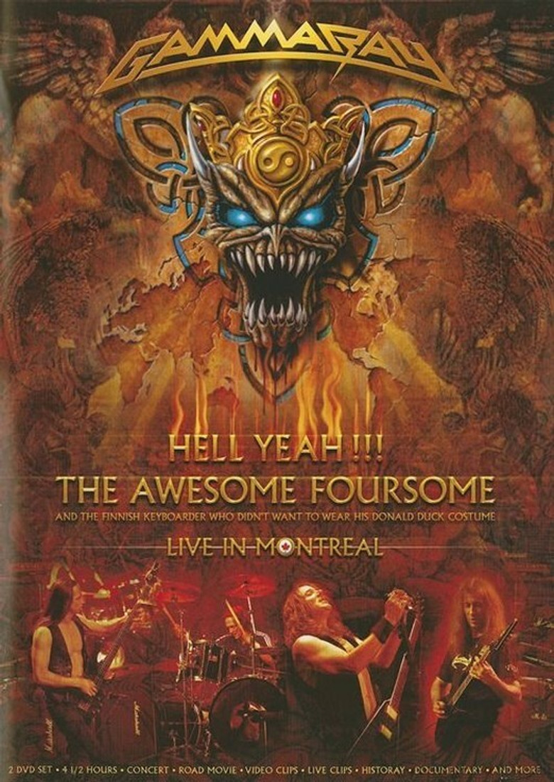 Gamma Ray: Hell Yeah!!! The Awesome Foursome: Live In Montreal poster background