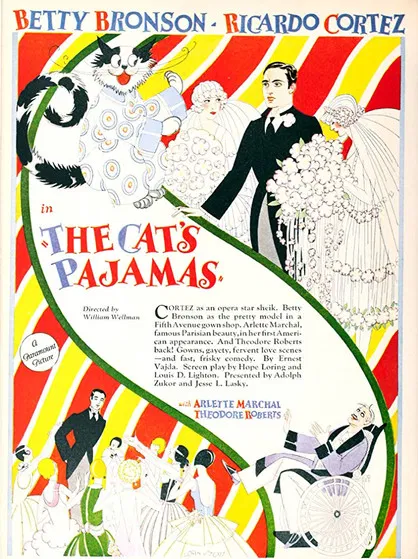 The Cat's Pajamas poster background