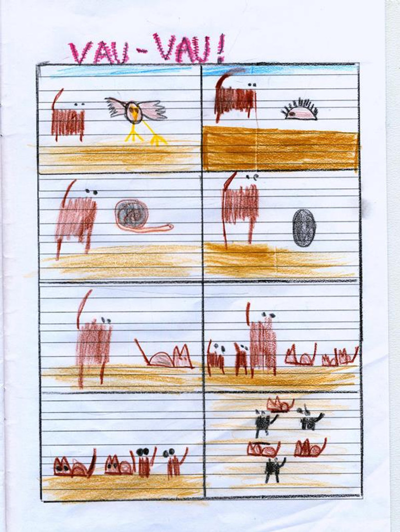 Woof Woof poster background