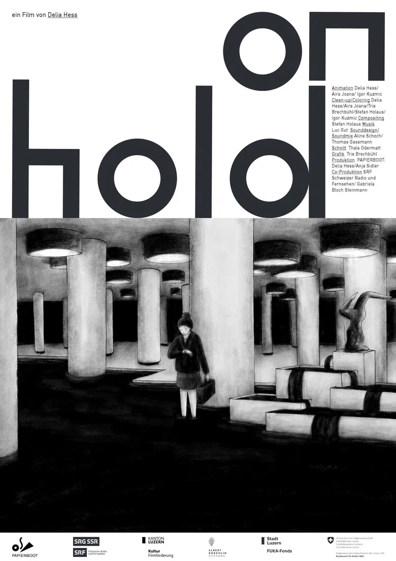 On Hold poster background