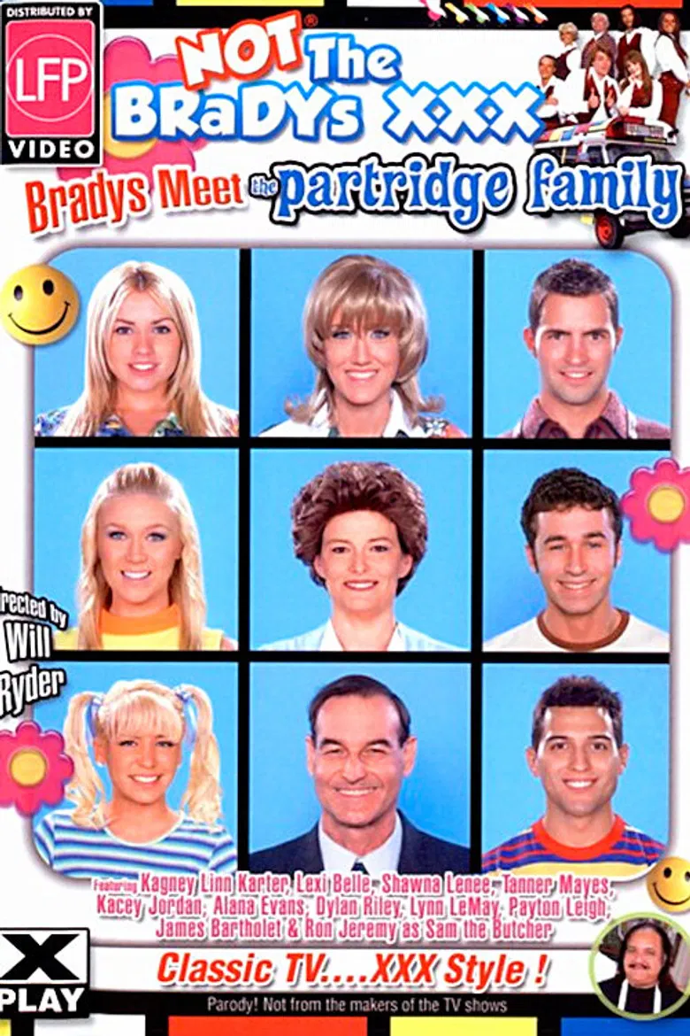 Not the Bradys XXX: Bradys Meet the Partridge Family poster background