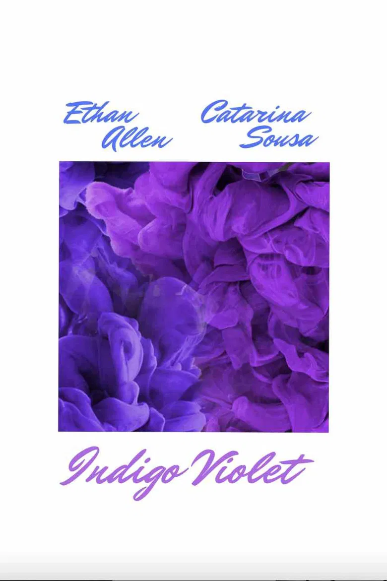 Indigo Violet poster background