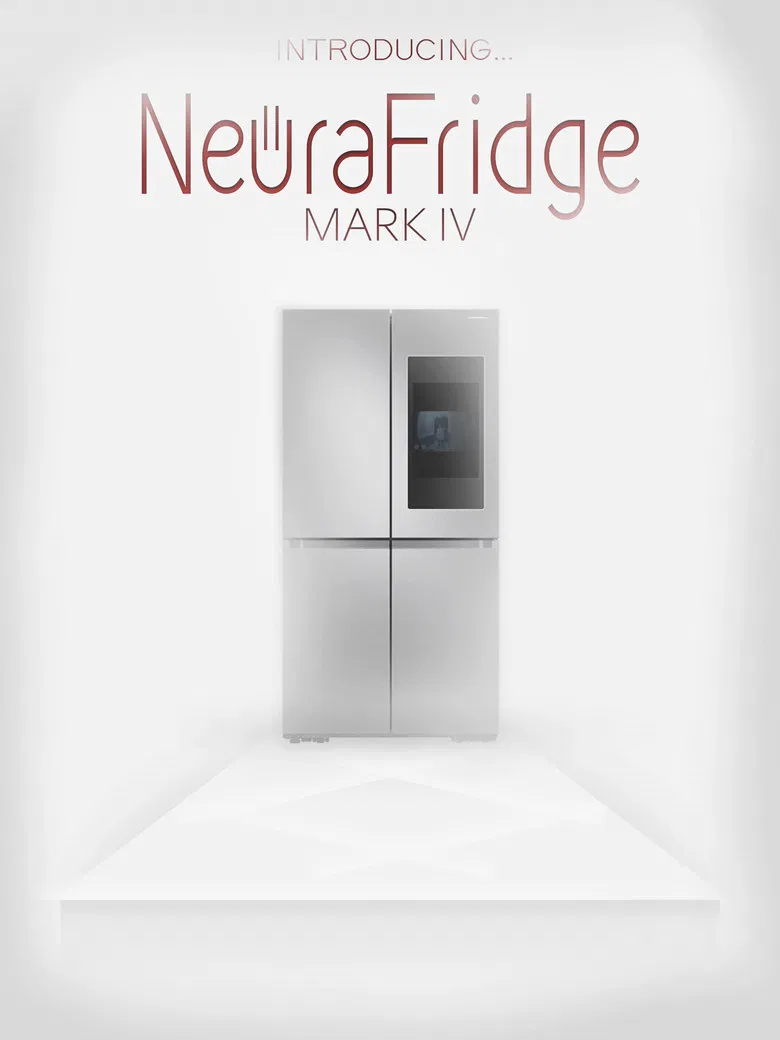 Introducing the NeuraFridge Mark IV poster background