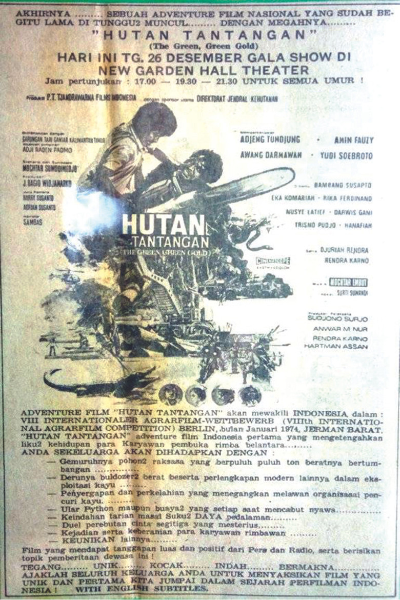 Hutan Tantangan poster background