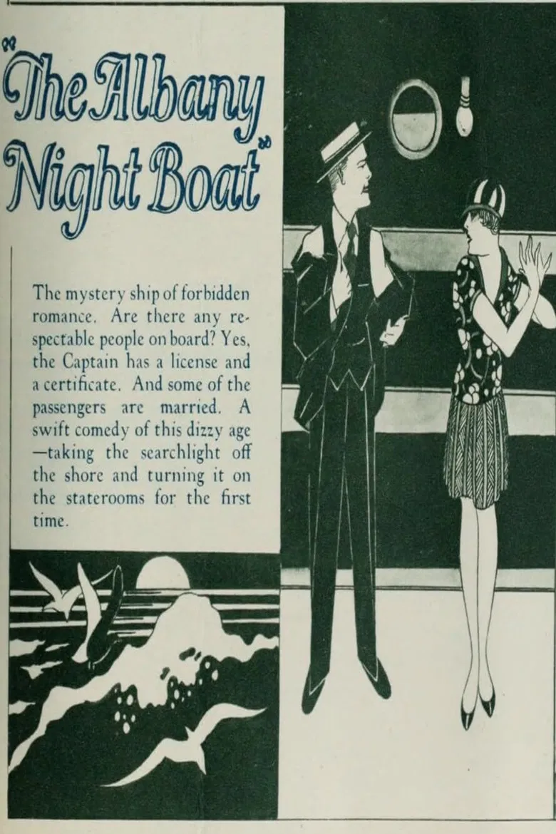 The Albany Night Boat poster background