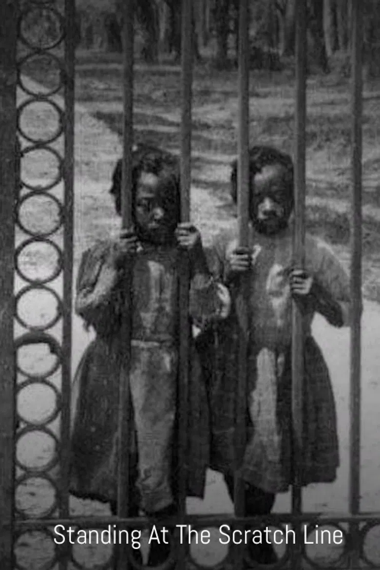 Standing at the Scratch Line poster background