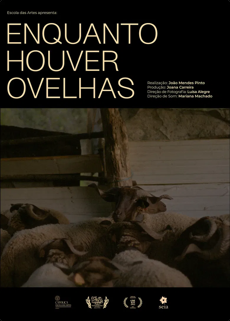 While There Are Sheep poster background